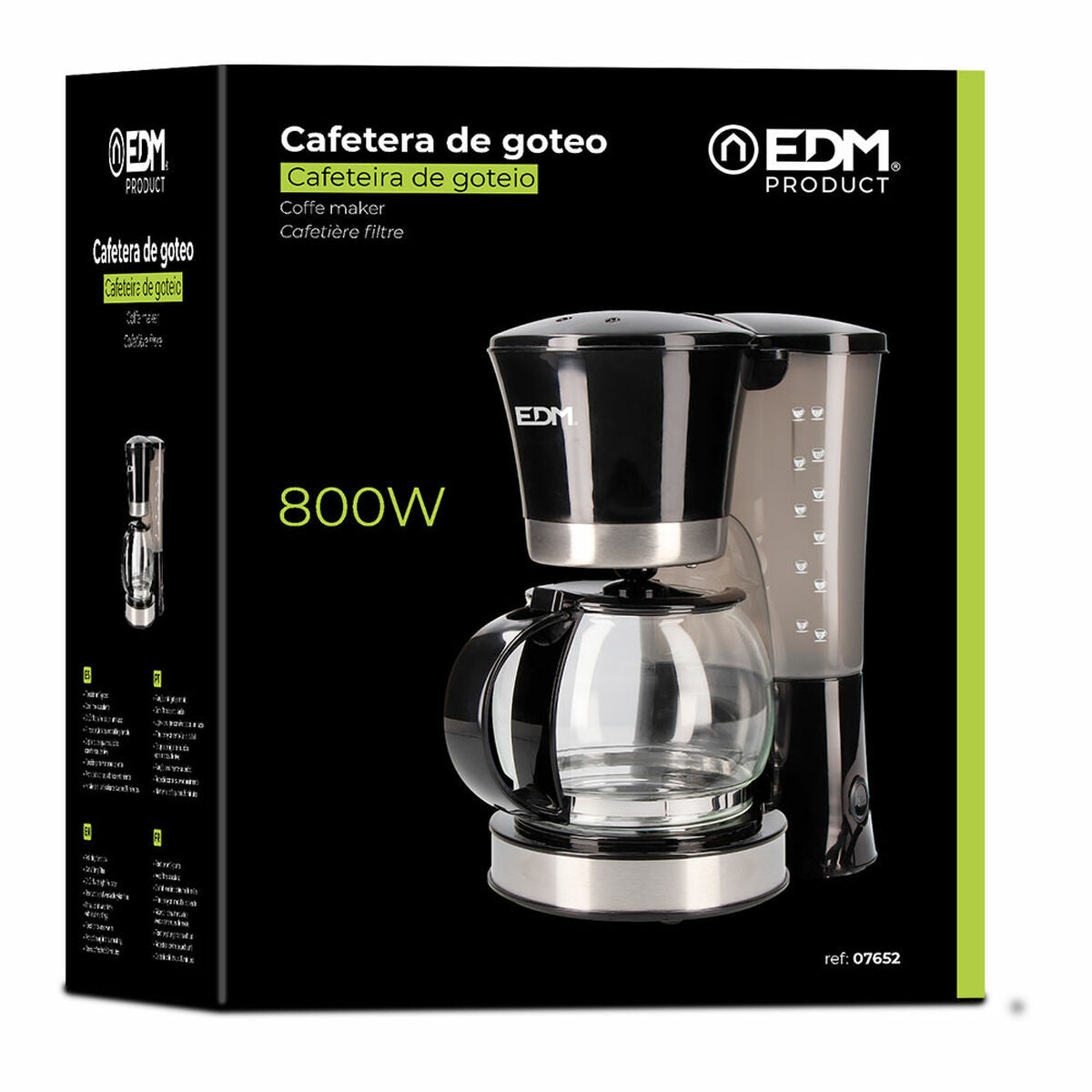 Drip Coffee Machine EDM 800 W - CA International   #