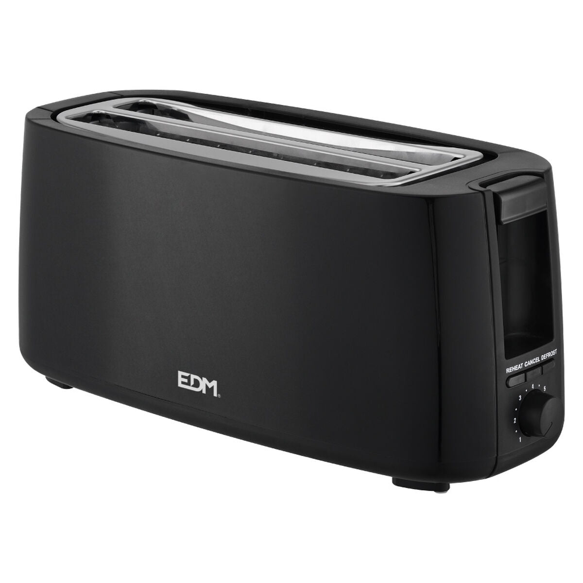 Toaster EDM Double slot Black 1400 W - CA International   #