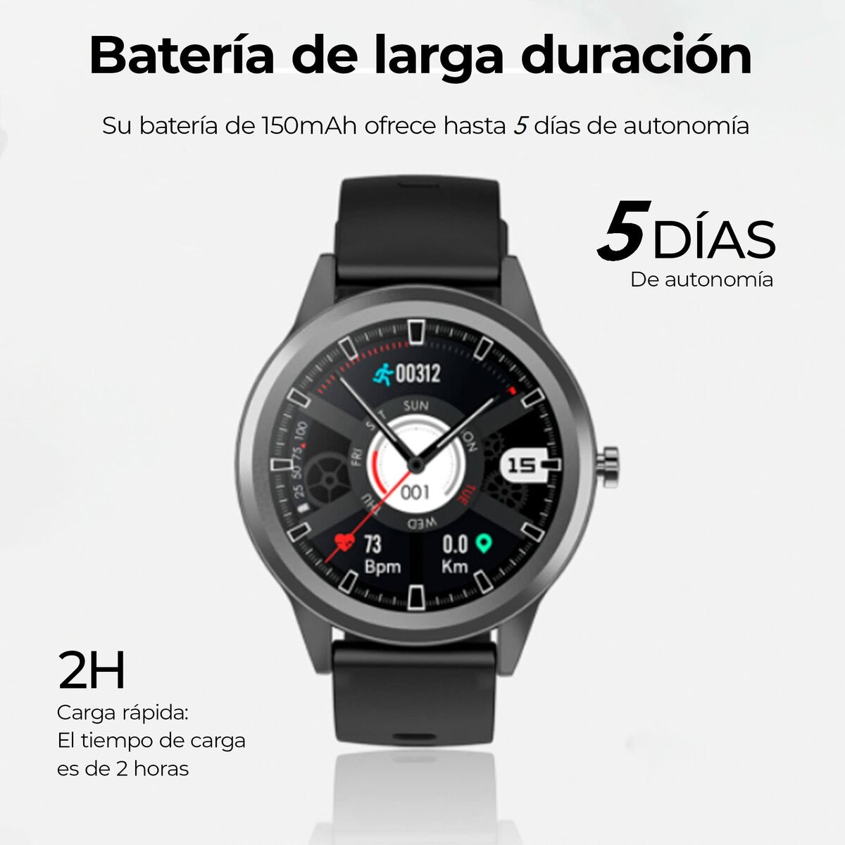Smartwatch KSIX Globe Grau - CA International  