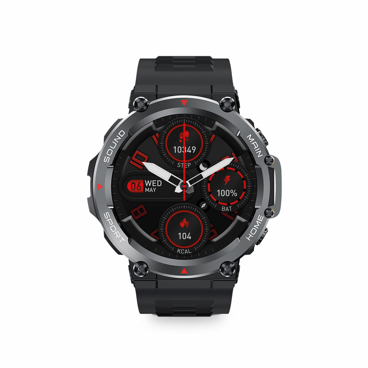Smartwatch KSIX Oslo 1,5" Bluetooth 5.0 270 mAh Schwarz - CA International  