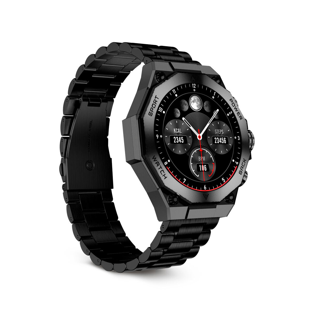 Smartwatch KSIX Titanium Schwarz - CA International  