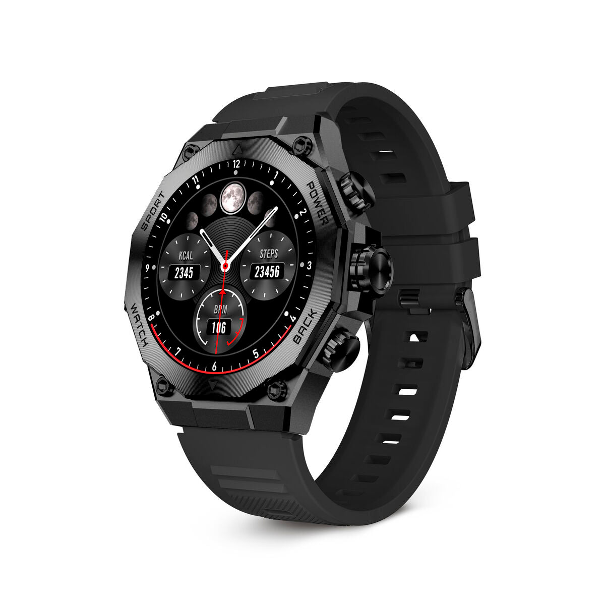 Smartwatch KSIX Titanium Schwarz - CA International  