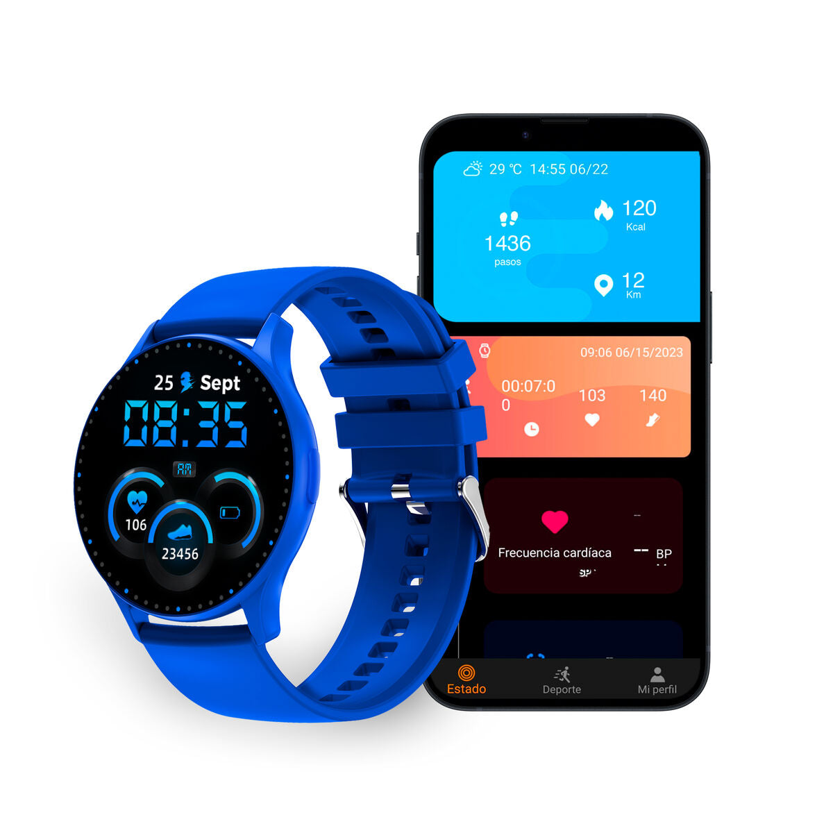 Smartwatch KSIX Core 1,43" Blau - CA International 