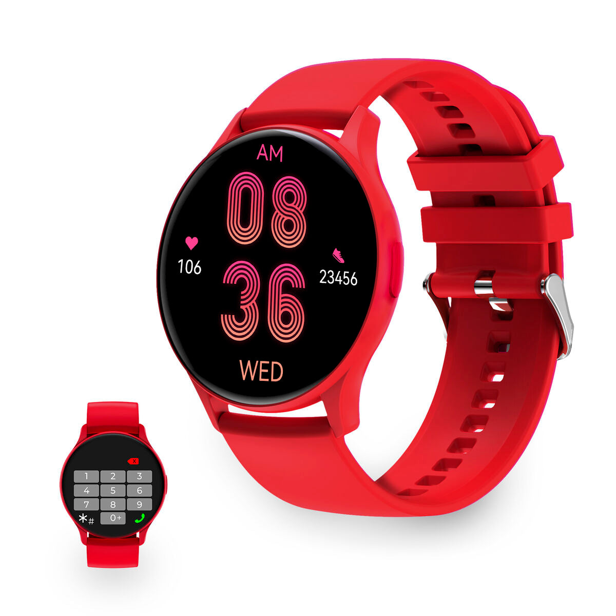 Smartwatch KSIX Core 1,43" Red - CA International   #