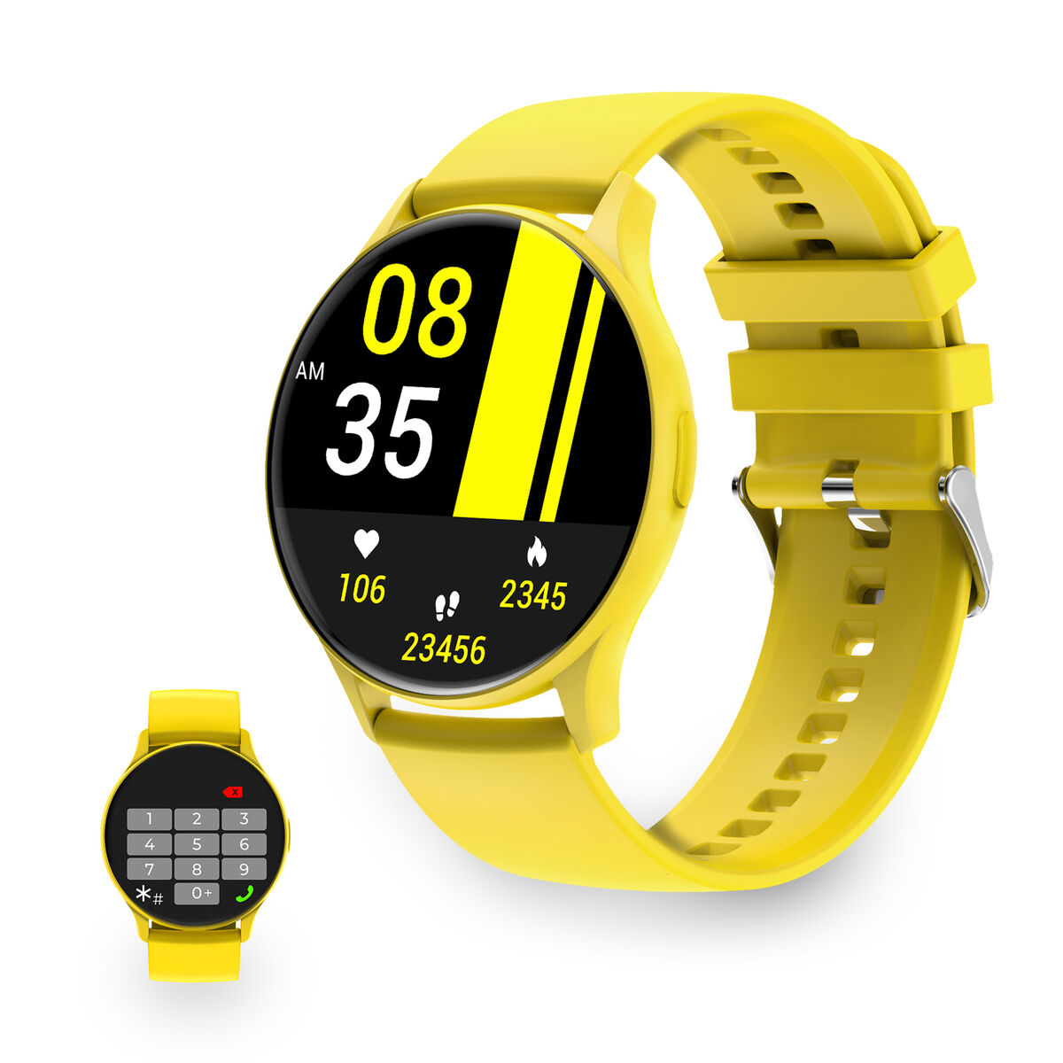 Smartwatch KSIX Core 1,43" Yellow - CA International   #