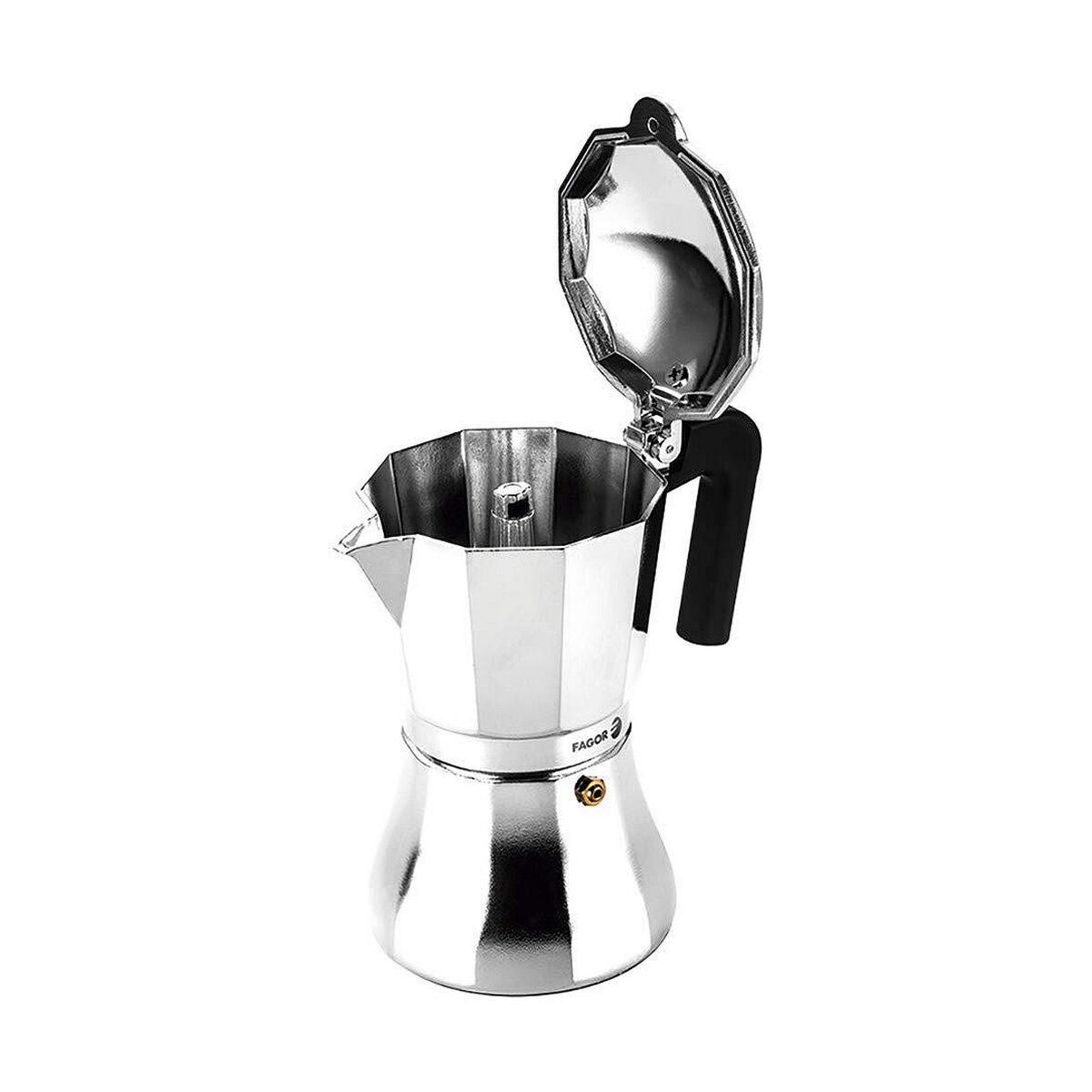 Italienische Kaffeemaschine FAGOR Cupy Aluminium 1 L 12 Kopper - CA International 