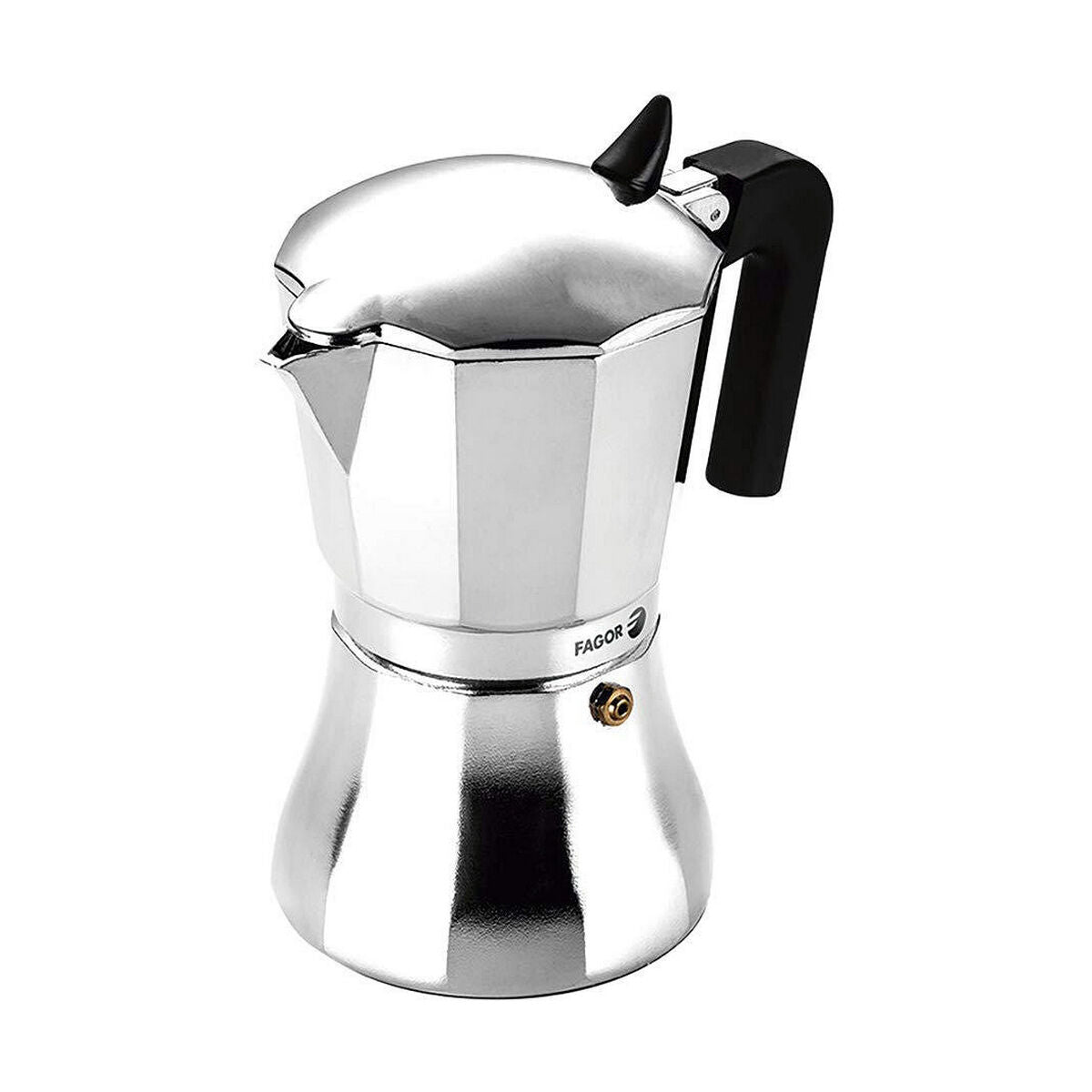 Italian Coffee Pot FAGOR Cupy Aluminium 1 L 12 Cups - CA International   #