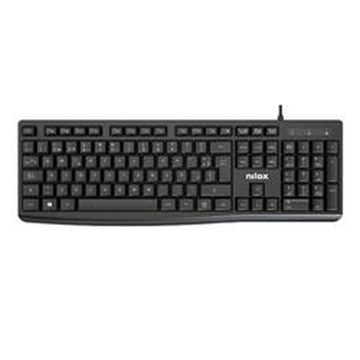 Keyboard Nilox NXKBE000013 Black Spanish Qwerty - CA International   #