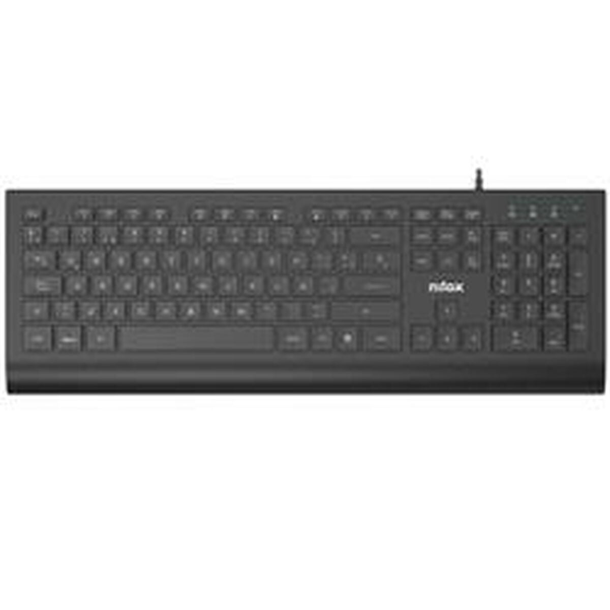 Keyboard Nilox NXKBE000014 Black Spanish Qwerty - CA International   #