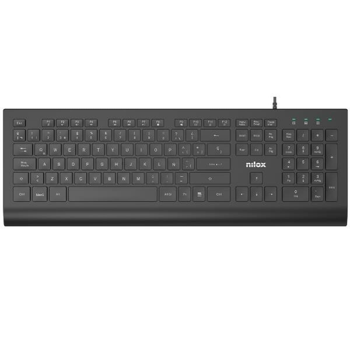 Keyboard Nilox NXKBE000014 Black Spanish Qwerty - CA International   #