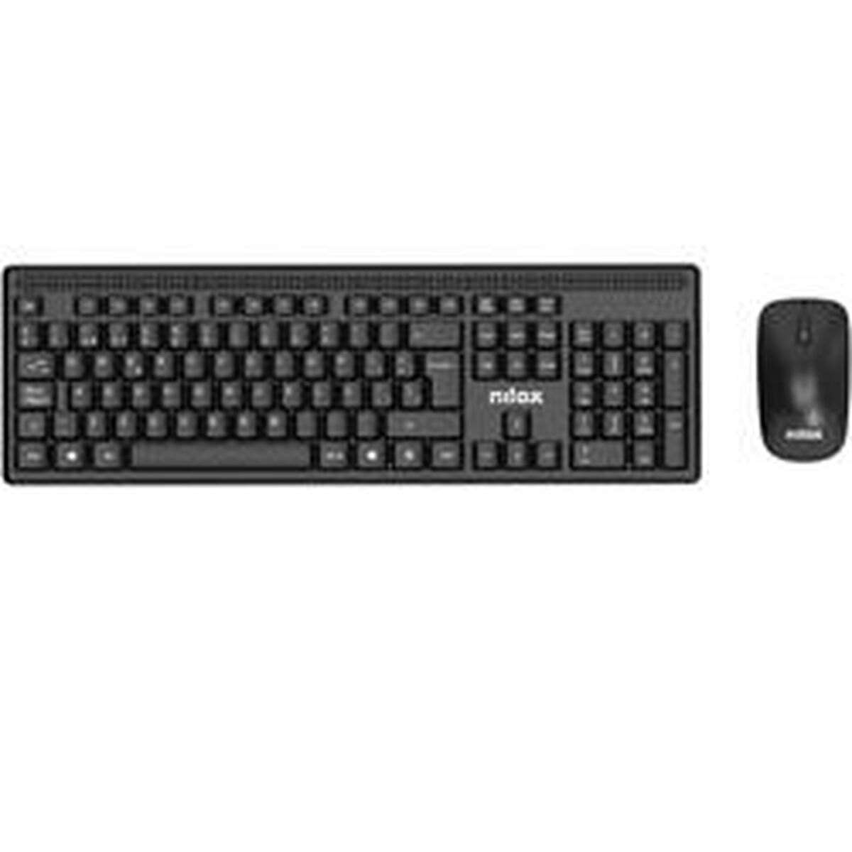 Keyboard and Mouse Nilox NXKMWE011 Black Spanish Qwerty - CA International   #