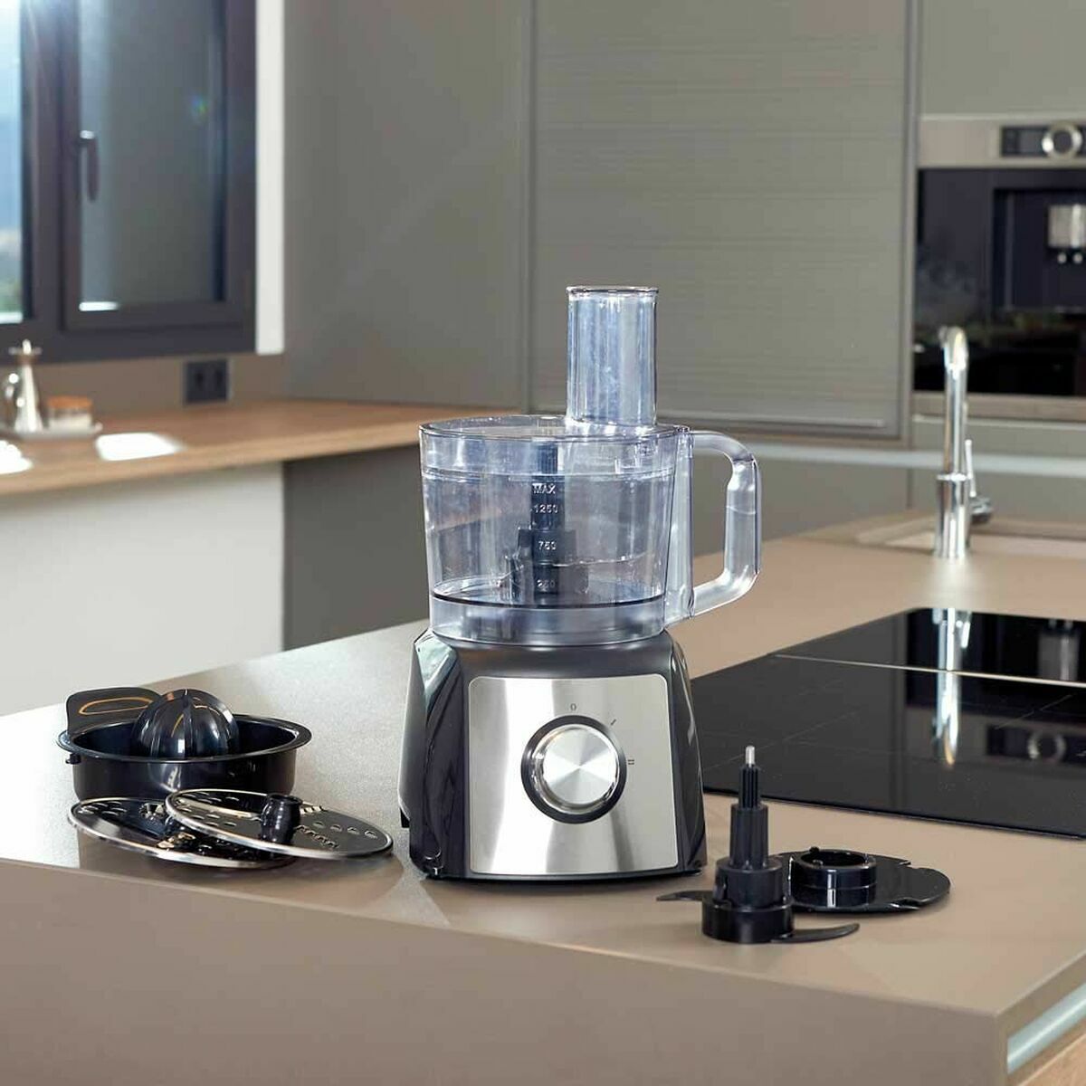 Küchenmaschine Black & Decker ES9250050B                      Schwarz Silberfarben 1200 W - CA International 