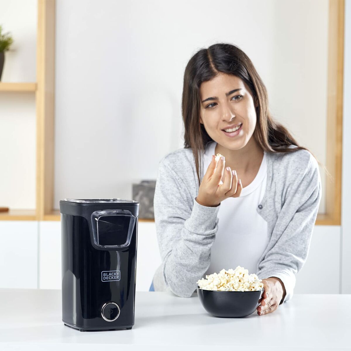 Popcornmaschine Black & Decker 1100 W Rot Schwarz - CA International  
