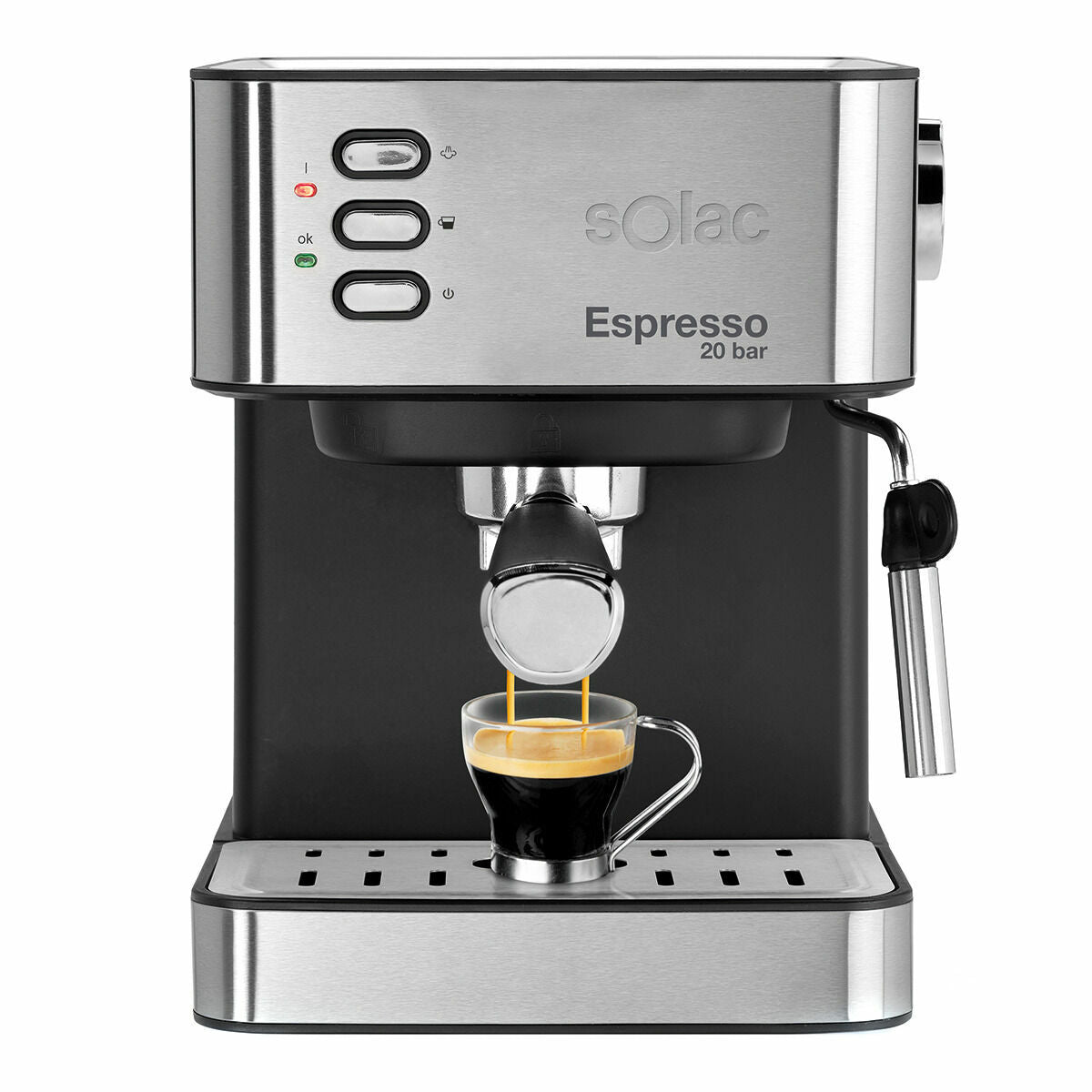 Express-Kaffeemaschine Solac Schwarz 1,2 L - CA International 