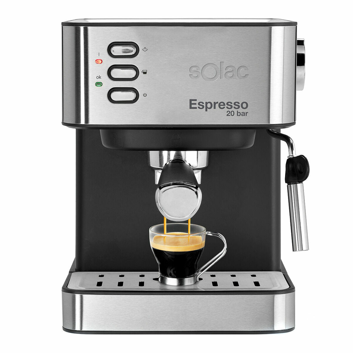 Express Coffee Machine Solac Black 1,2 L - CA International   #