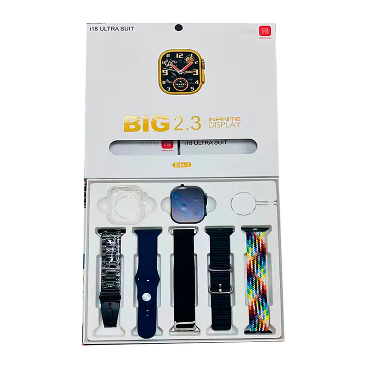 Smartwatch HiWatch Ultra BIG-2-3-BLCK - CA International 