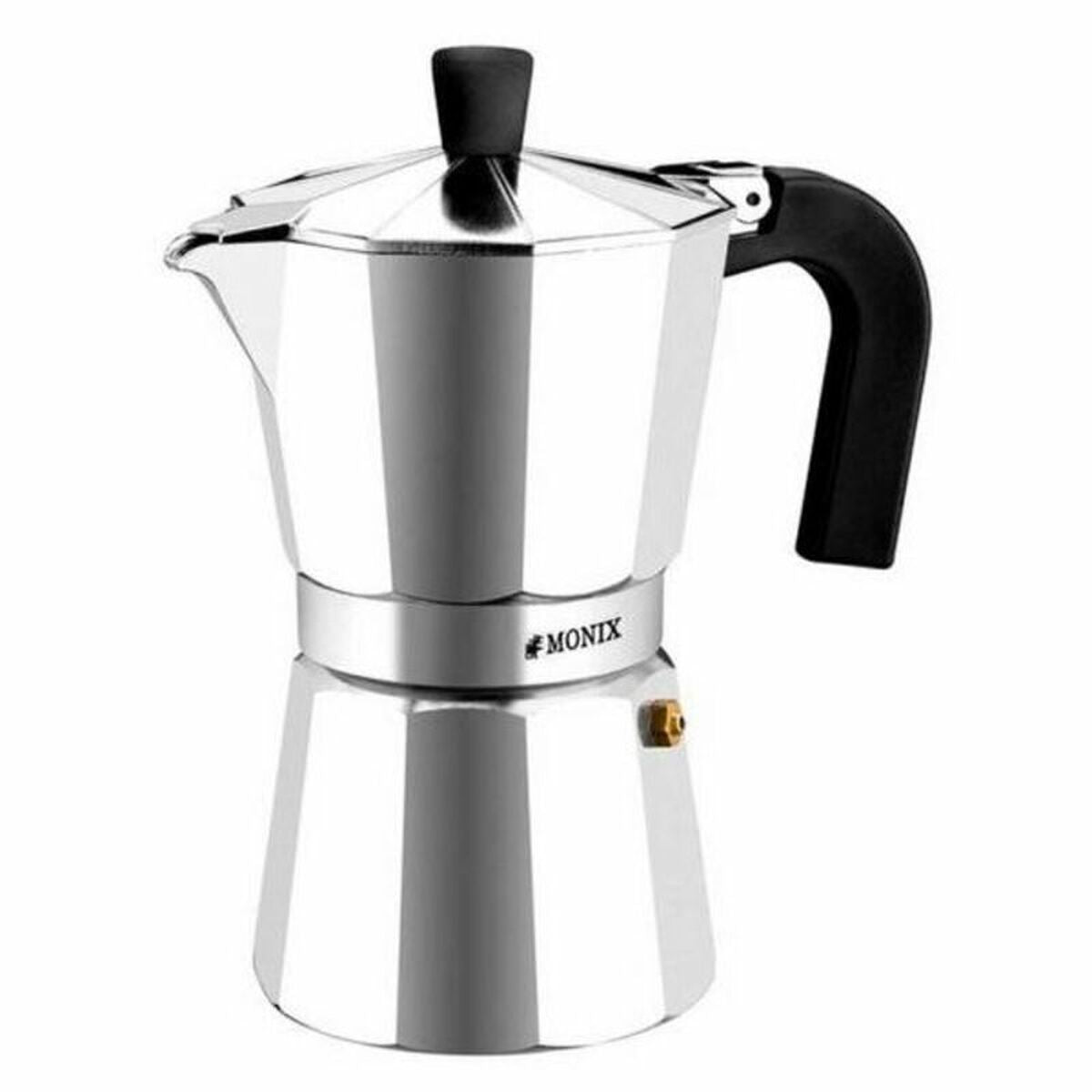 Italian Coffee Pot Monix M620003 Aluminium Metal (3 Units) - CA International  