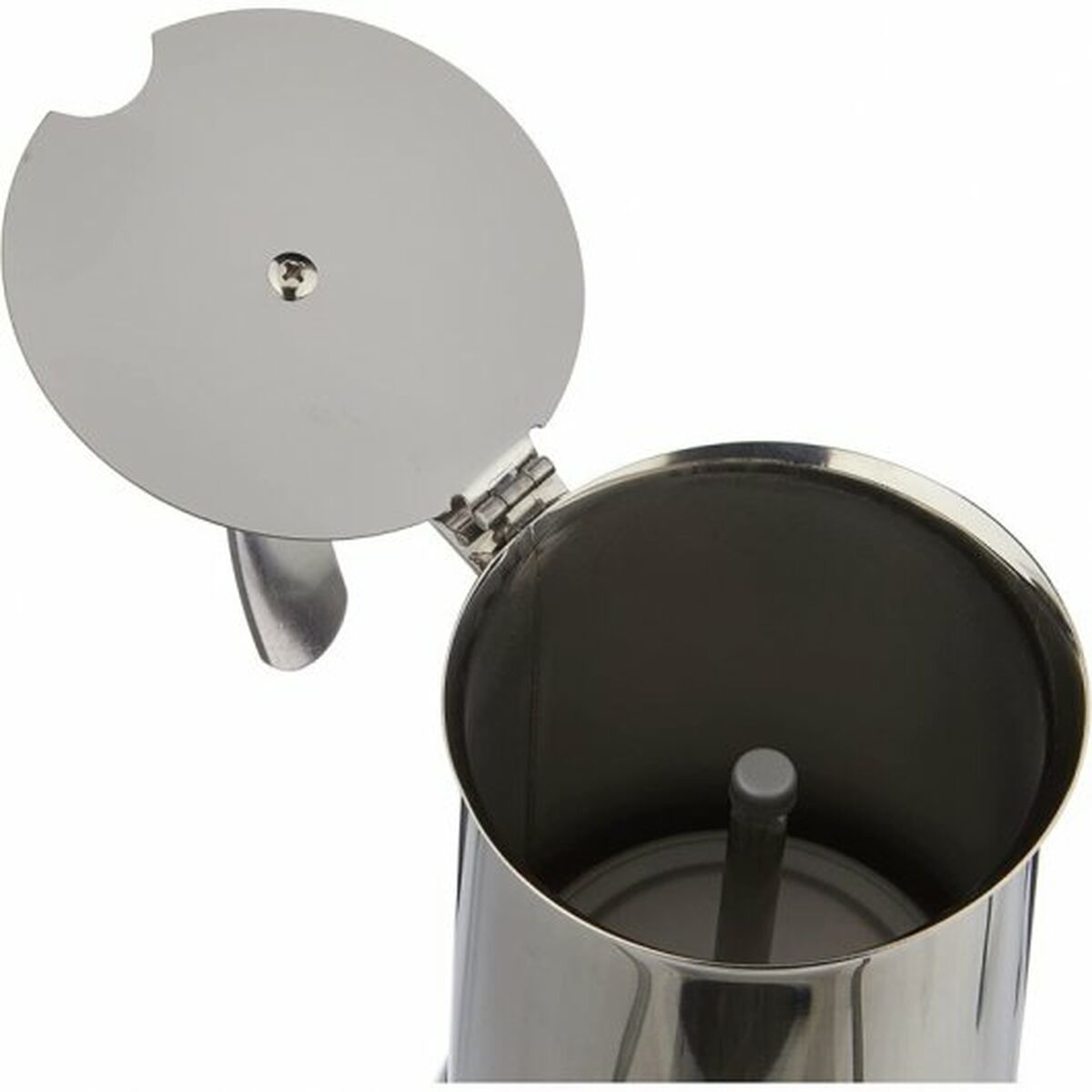 Italian Coffee Pot Monix Eterna  Grey Stainless steel - CA International   #