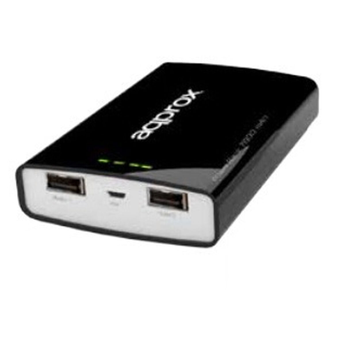 Power Bank approx! APPPB78EVBK 7800 mAh 2 x USB Micro USB 5 V 1-2 A Black - CA International   #