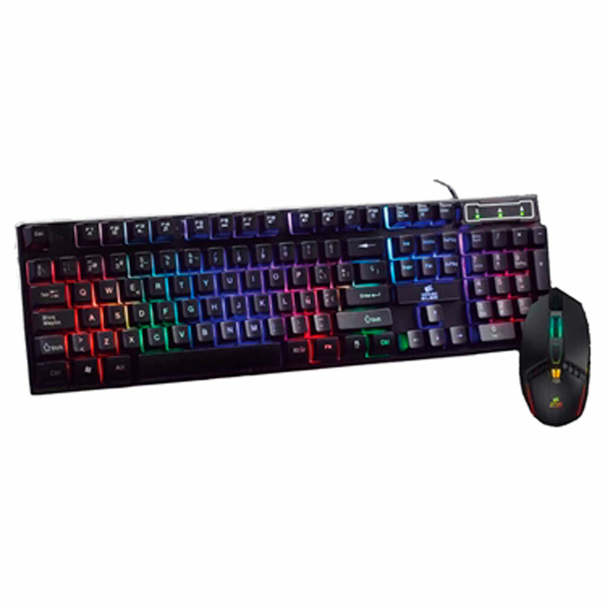 Tastatur und Gaming Maus ELBE PTR-103-G Schwarz - CA International 
