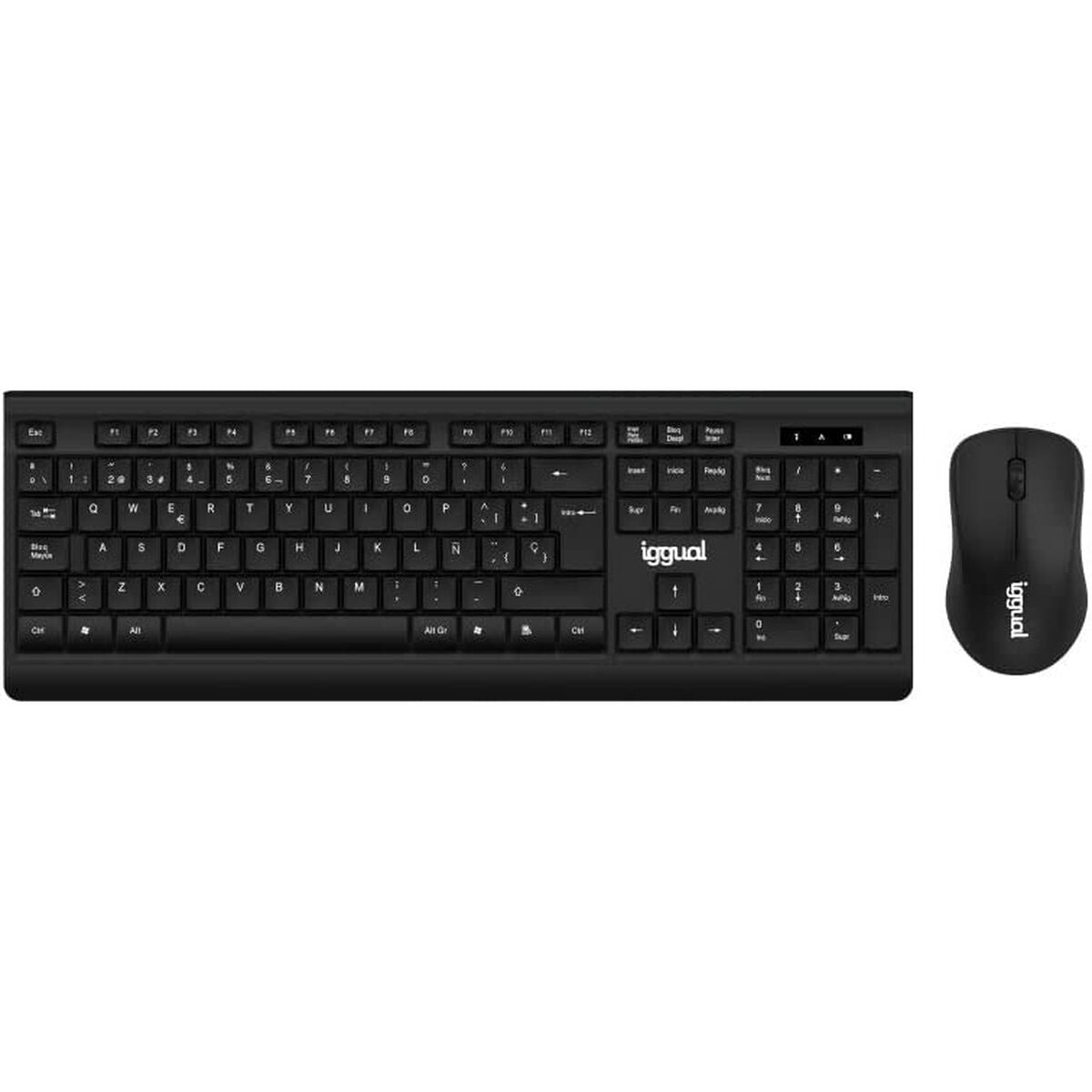 Tastatur mit Maus iggual IGG317600 - CA International  