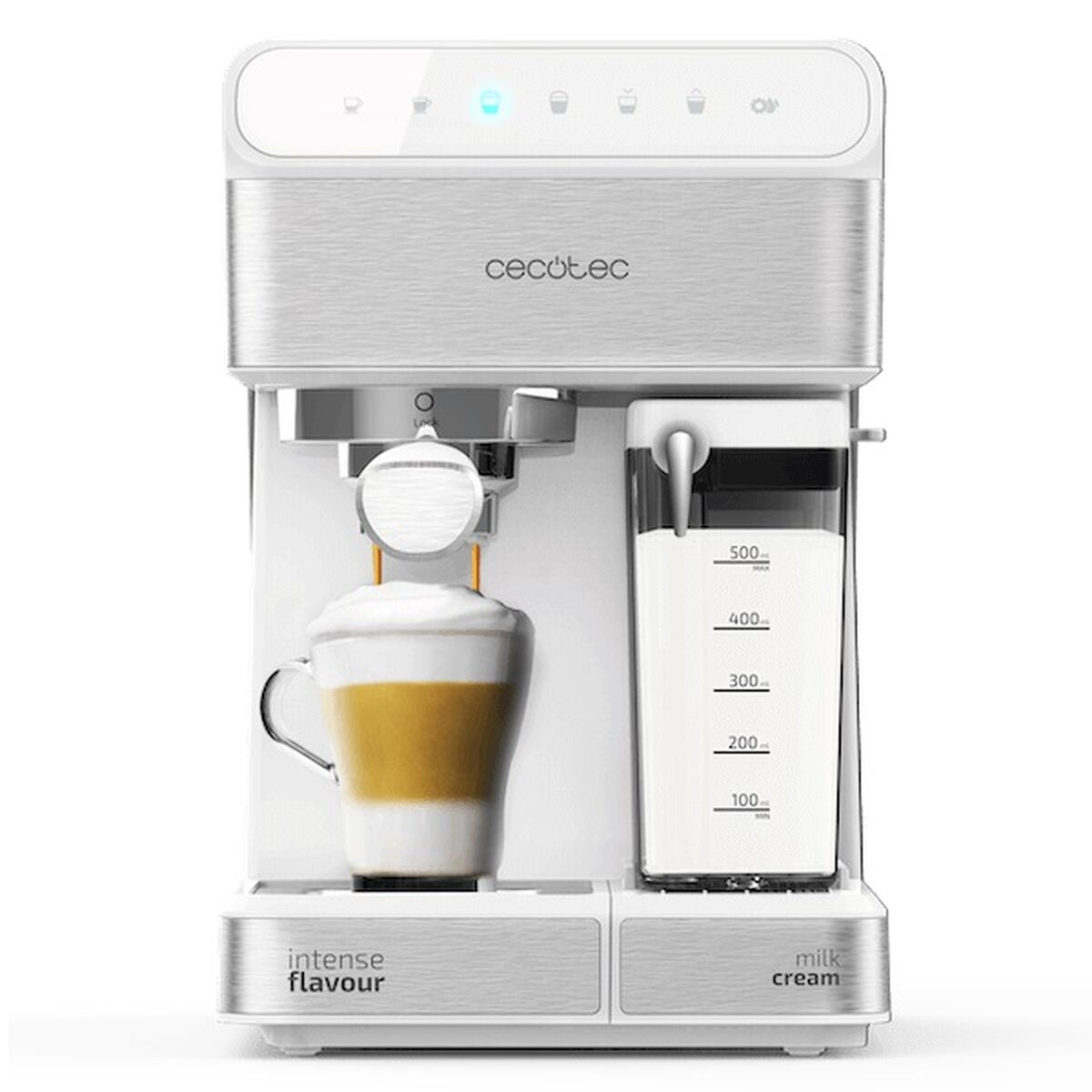 Elektrische Kaffeemaschine Cecotec Power Instant-ccino 20 Touch Serie Bianca 1350W 1,4 L Weiß - CA International  