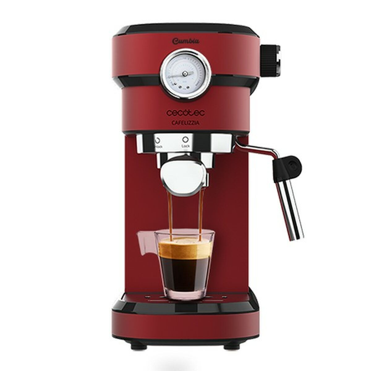 Express Manual Coffee Machine Cecotec Cafelizzia 790 Shiny Pro 1,2 L 20 bar 1350W Red 1,2 L - CA International   #