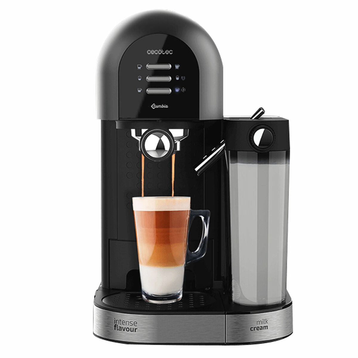Express-Kaffeemaschine Cecotec Cumbia Power Instant-ccino 20 Chic 1,7 L 20 bar 1470W Schwarz - CA International 
