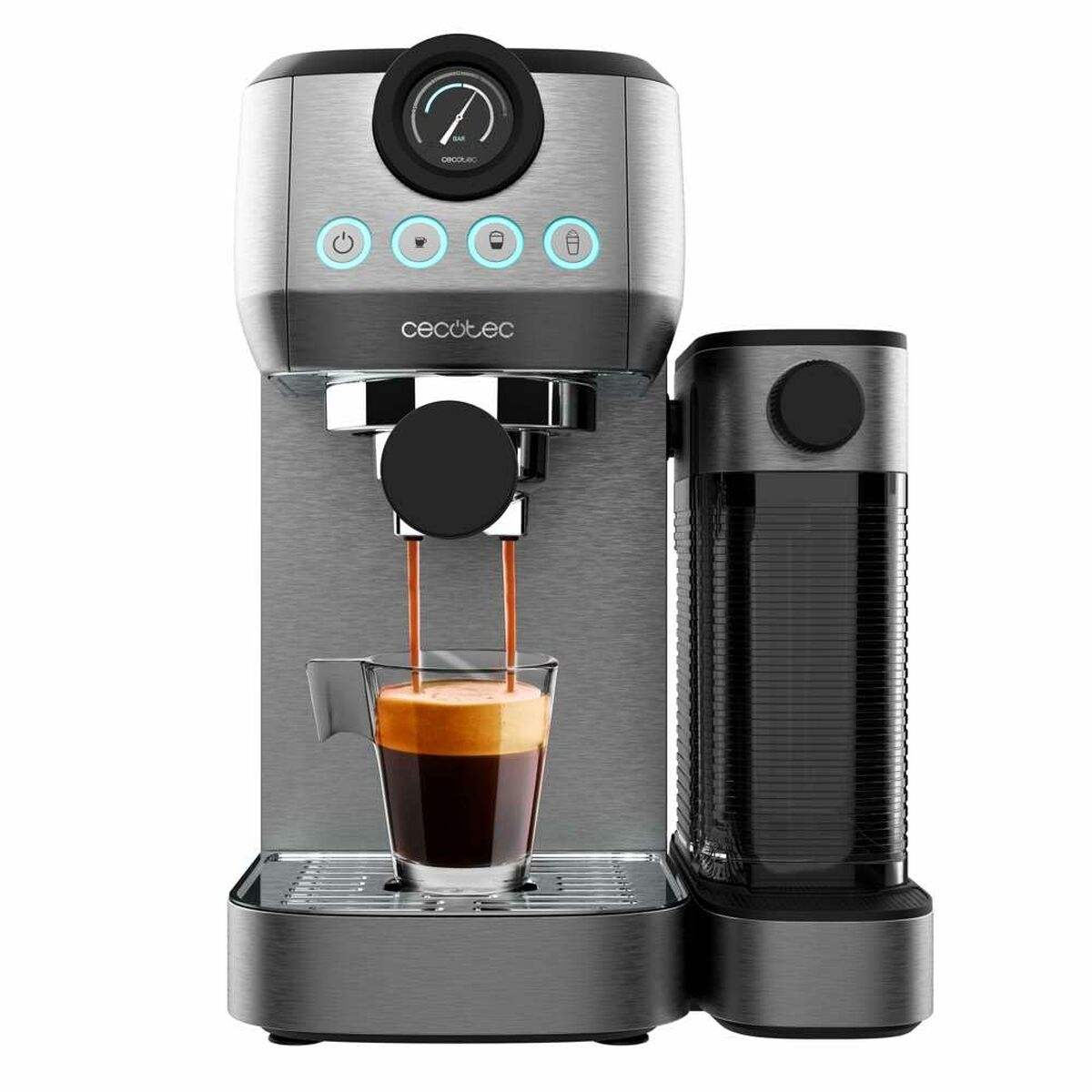 Express-Kaffeemaschine Cecotec Power Espresso 20 Steel Pro Latte Stahl 1350 W - CA International 