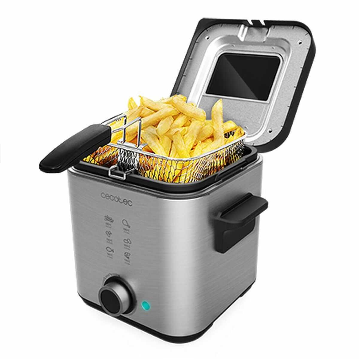 Deep-fat Fryer Cecotec CleanFry Advance 1500 Inox 900 W 1,5 L - CA International   #