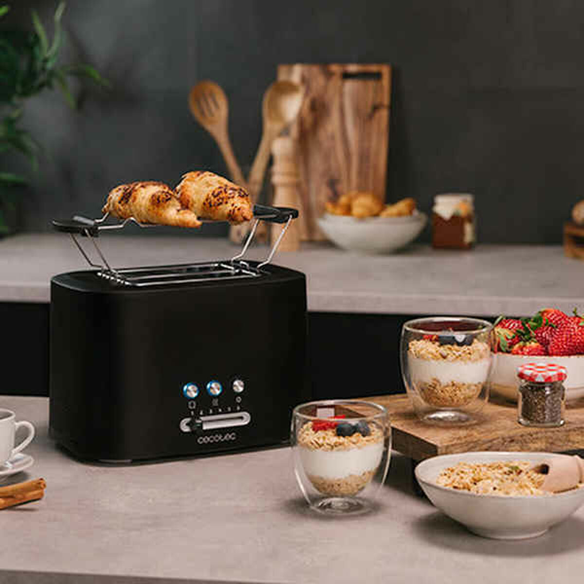Toaster Cecotec Toast&Taste 9000 Double 980 W Schwarz - CA International  