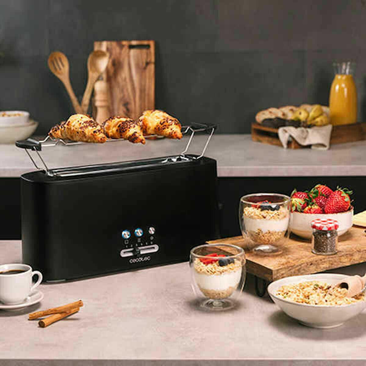 Toaster Cecotec TOAST AND TASTE 10000 EXTRA Black 980 W-CA International