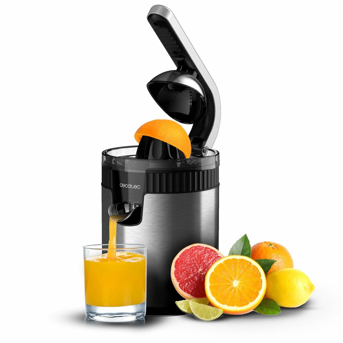 Electric Juicer Cecotec Xqueeze RetroJuice 600 Steel 600 W - CA International   #