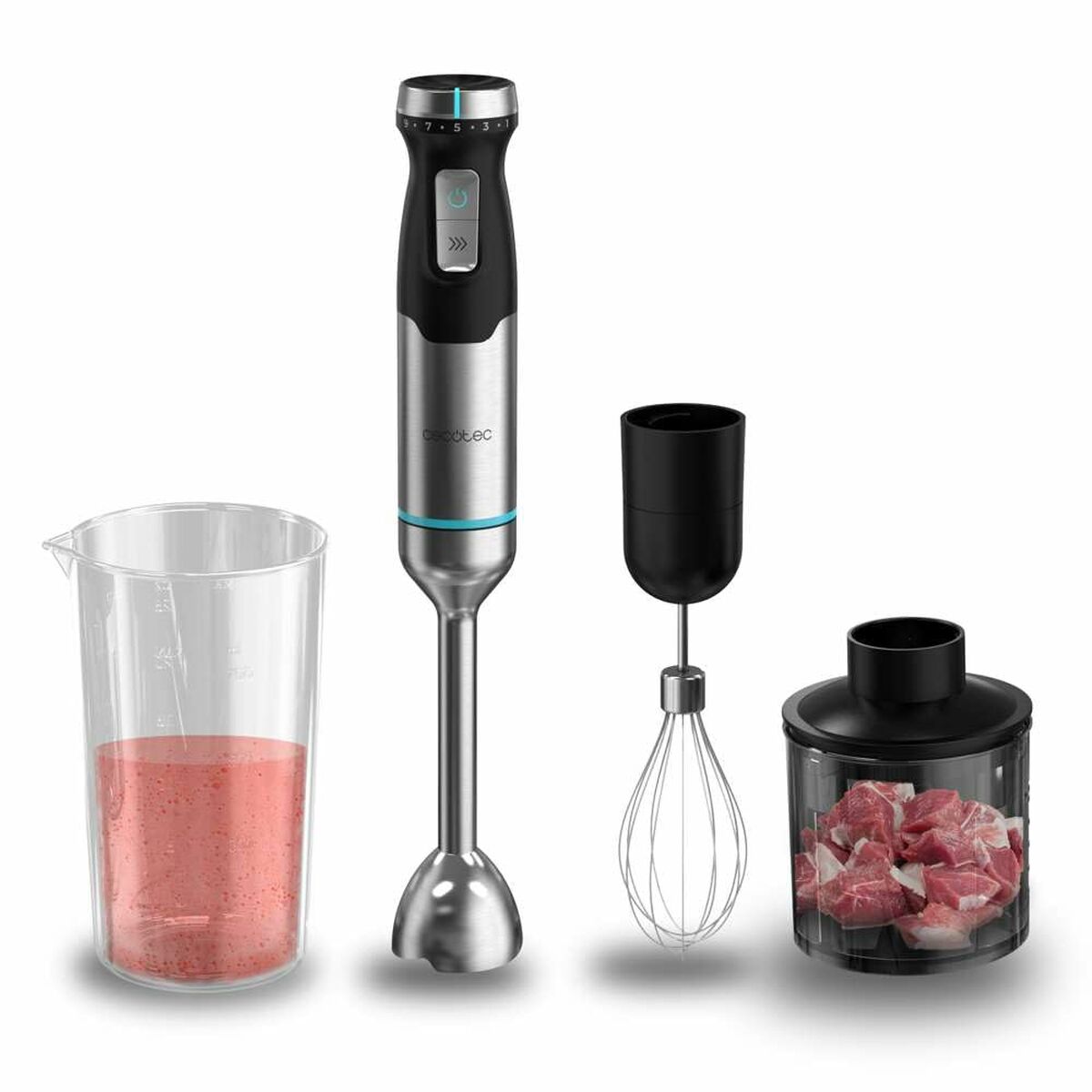 Hand-held Blender Cecotec Power Pulsar 2300MAX Cream&Crrush 2300 W - CA International   #