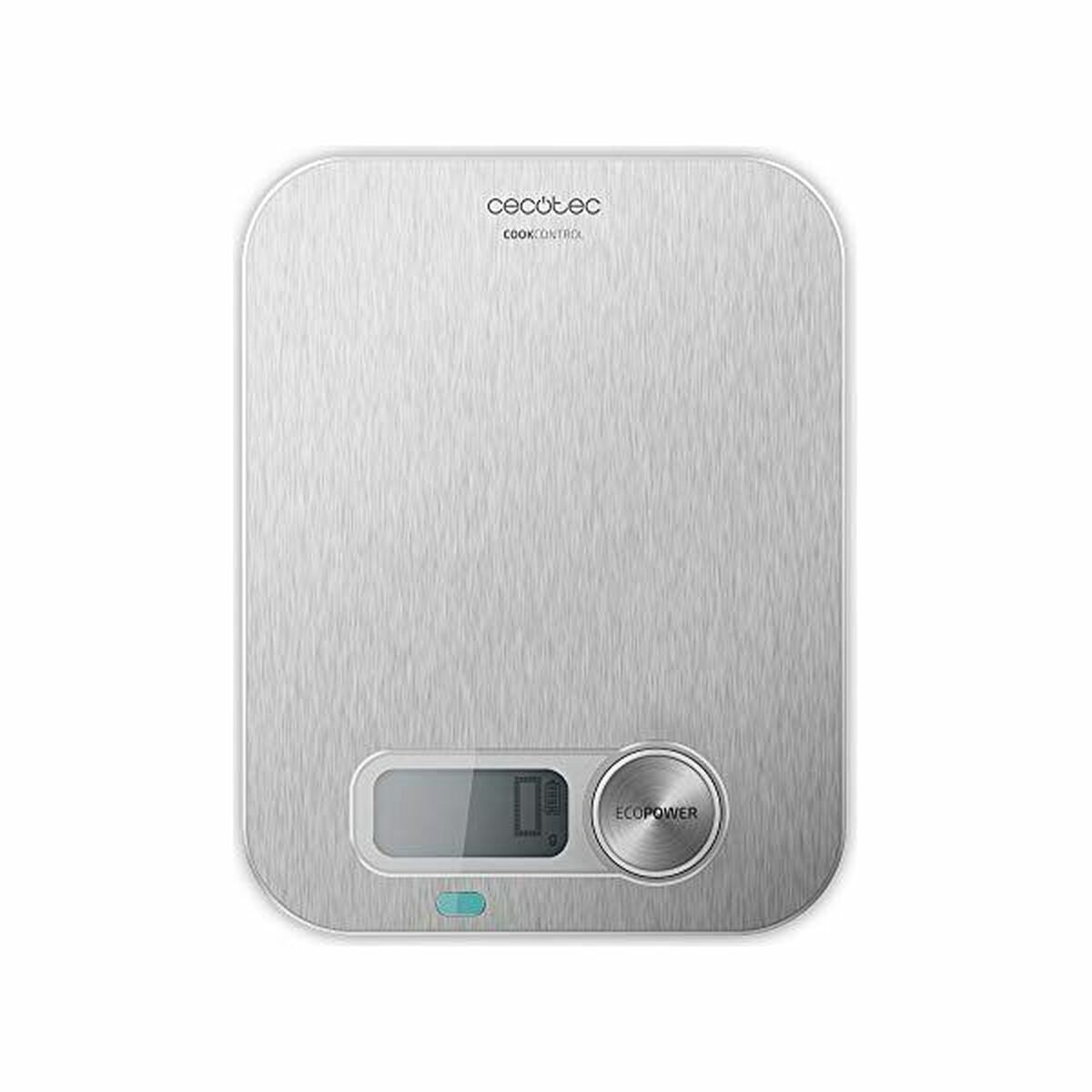 kitchen scale Cecotec Cook Control 10200 EcoPower LCD 8 Kg Stainless steel-CA International