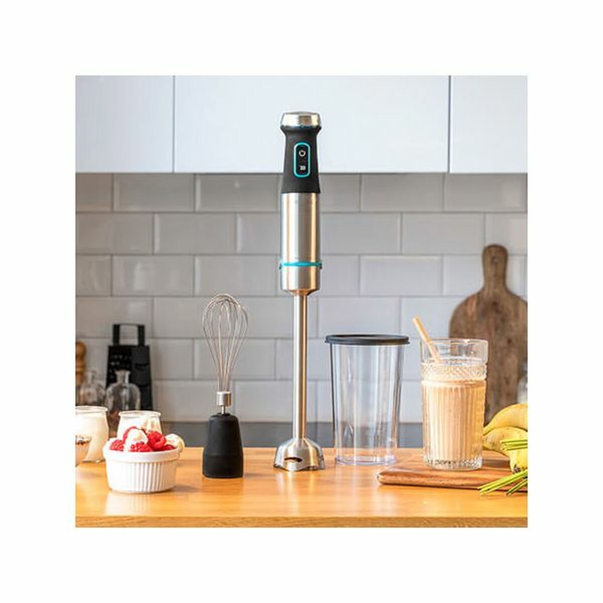 Hand-held Blender Power TitanBlack 1200 XL Cream Cecotec 1200 W - CA International   #