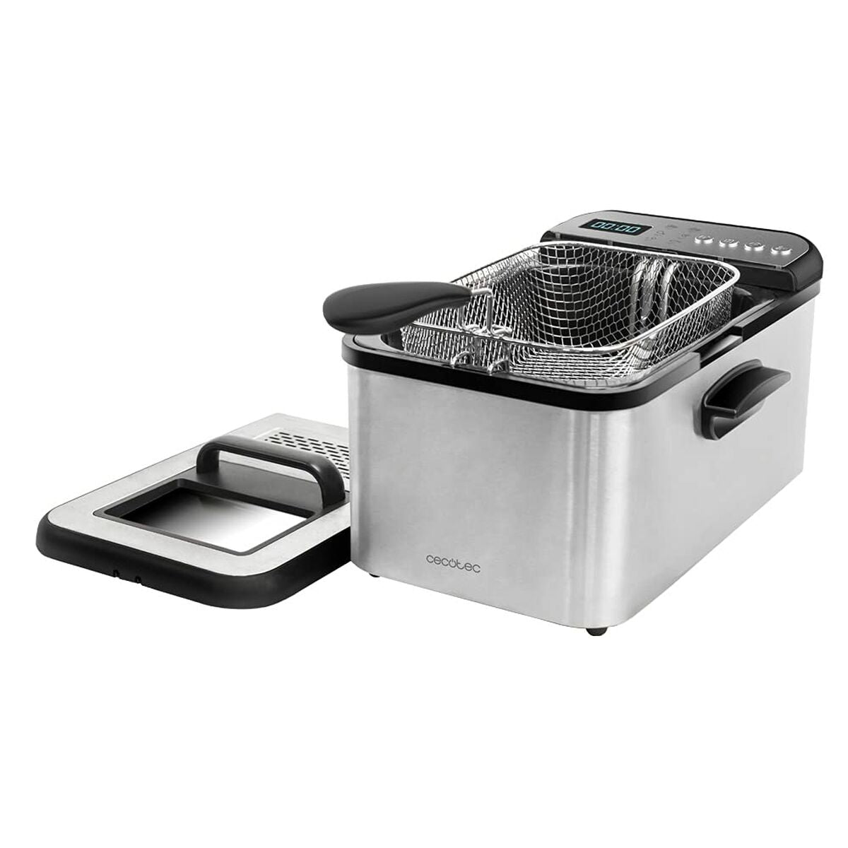 Deep-fat Fryer Cecotec Cleanfry Luxury 3000 3,2 L 2400 W Steel - CA International   #