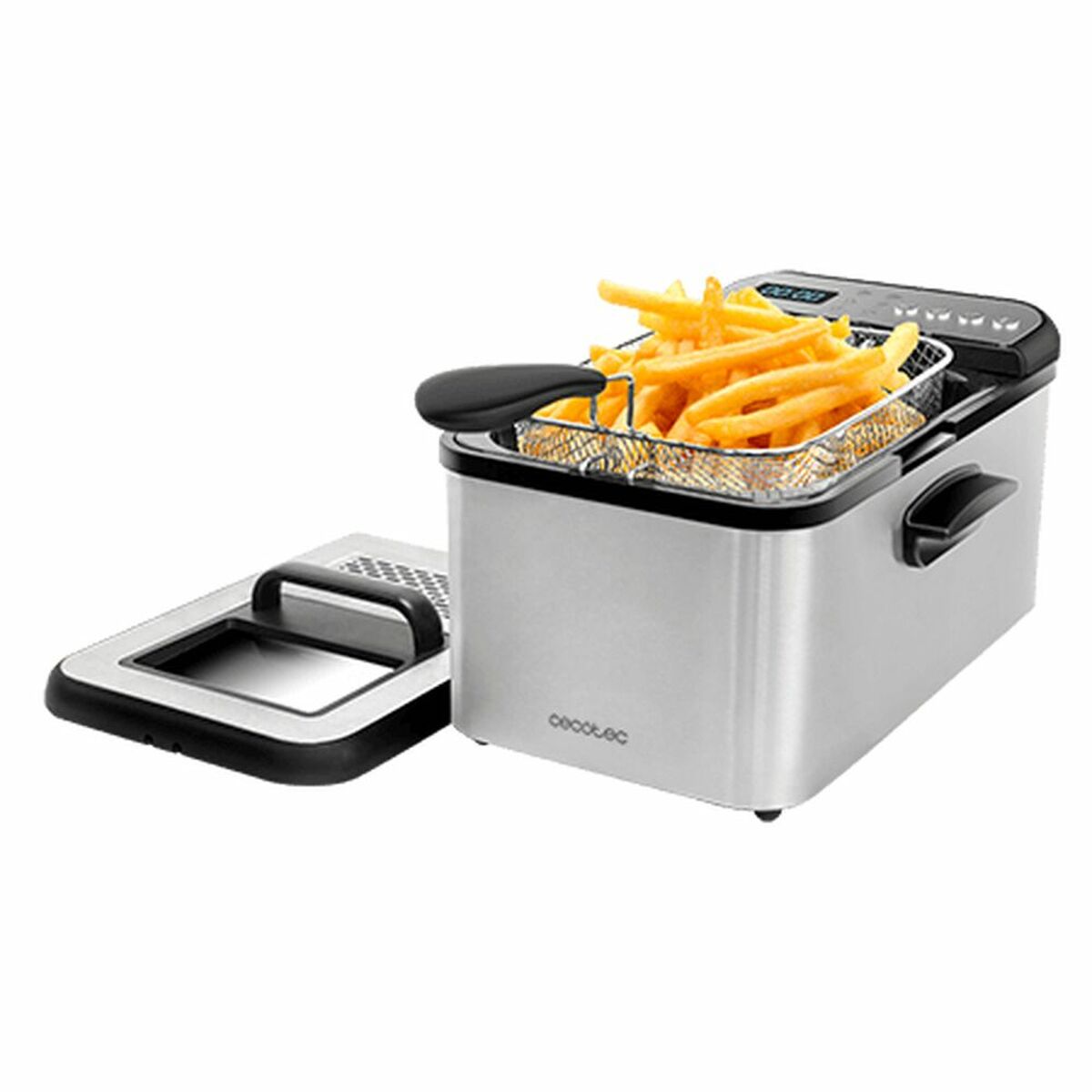 Deep-fat Fryer Cecotec Cleanfry Luxury 3000 3,2 L 2400 W Steel - CA International   #