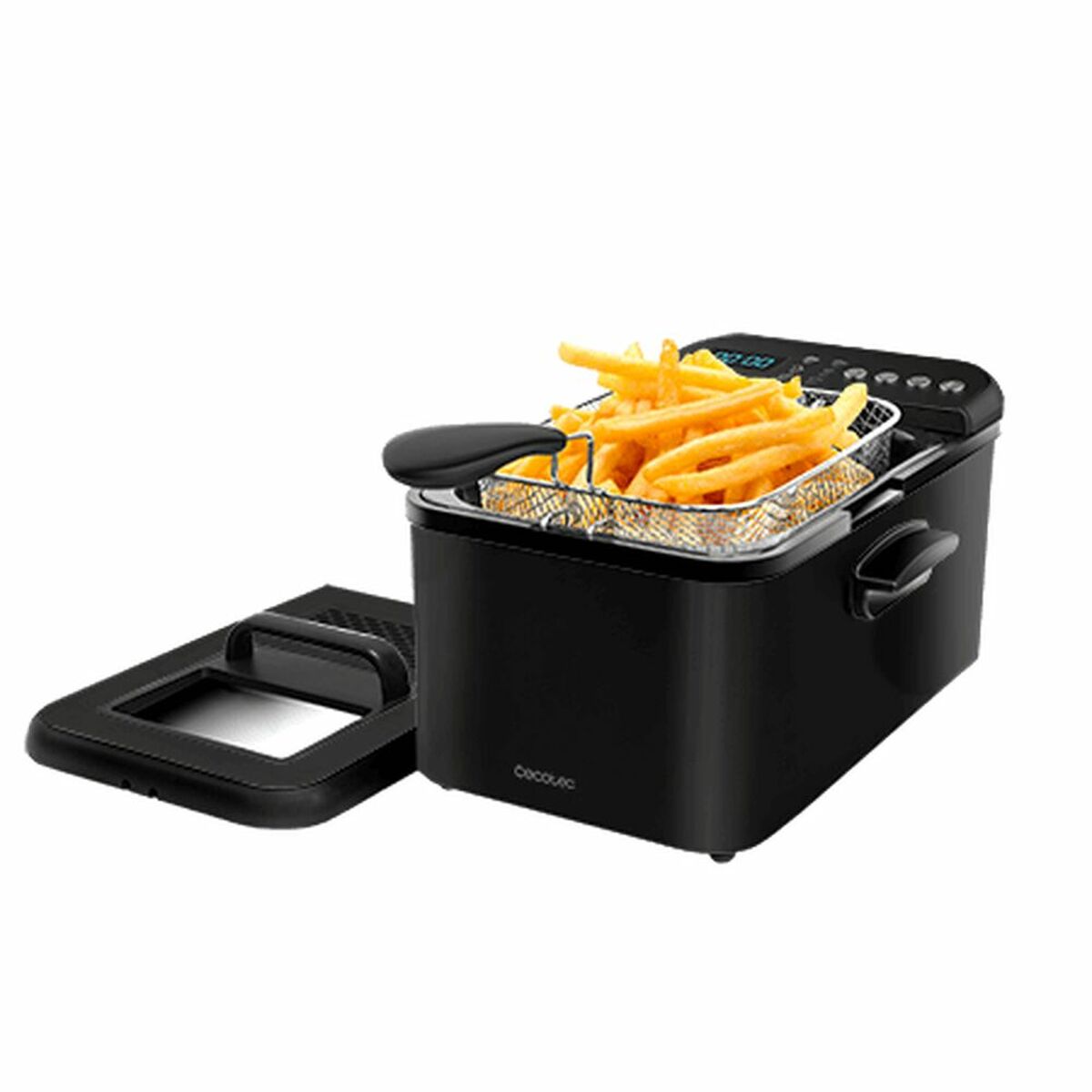 Deep-fat Fryer Cecotec Cleanfry Luxury 3000 Black 2400 W 3,2 L Black - CA International   #