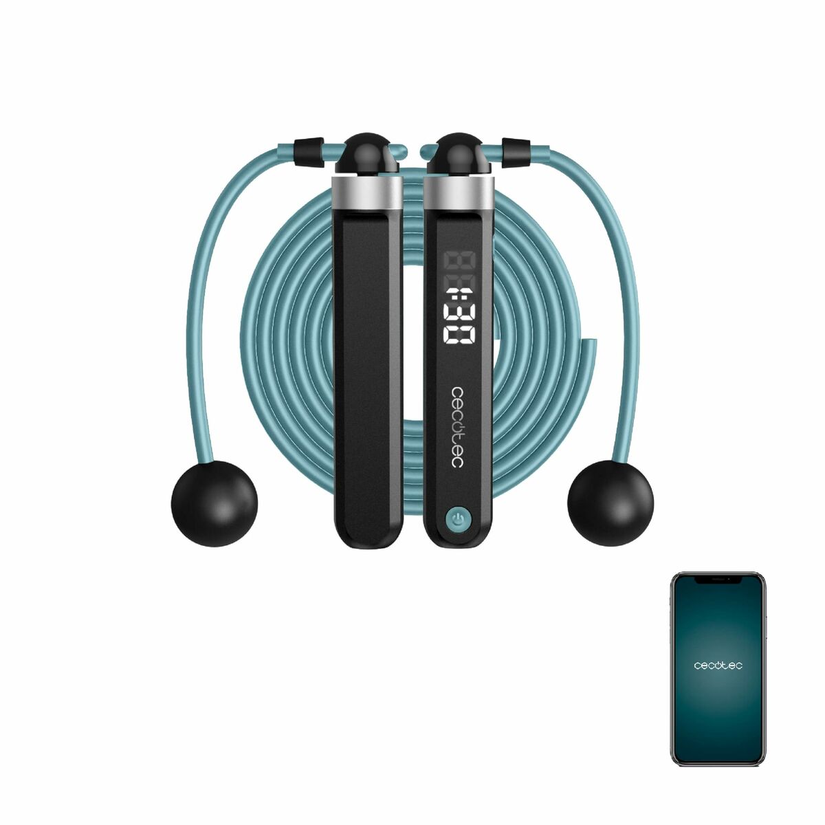 Skipping Rope with Handles Cecotec Drumfit SmartComba 3000 Connected - CA International   #