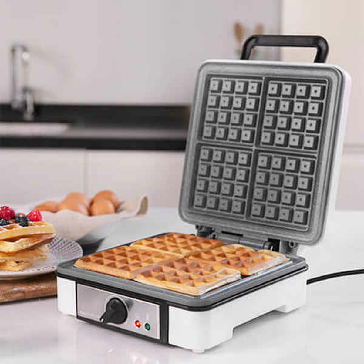 Waffle Maker Cecotec Fun Gofrestone 4Inox 1200 W - CA International   #