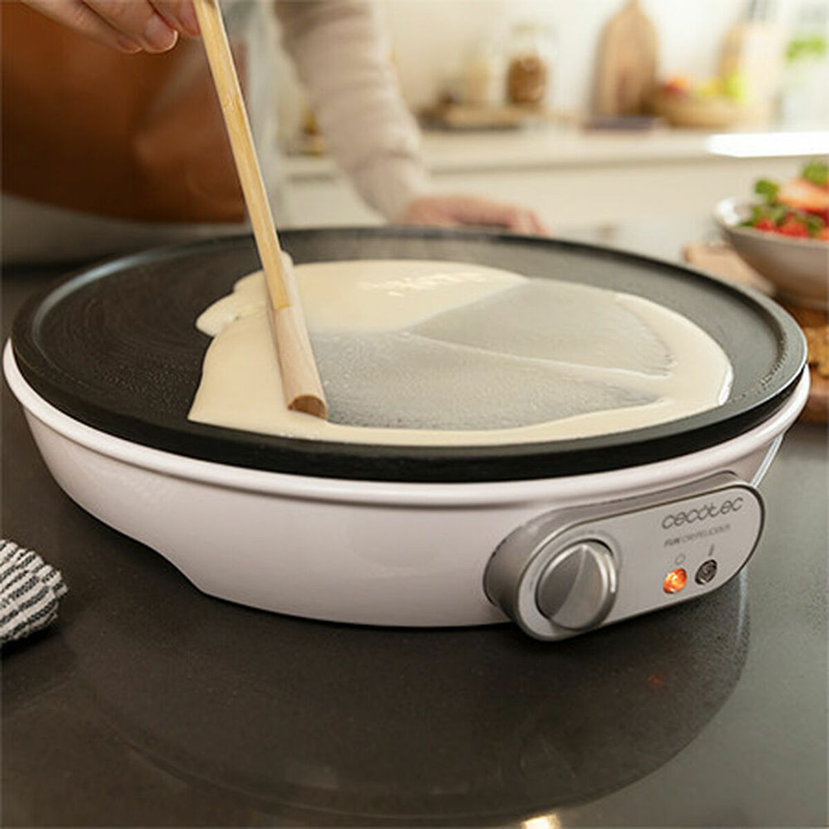 Crepe Maker Cecotec Fun Crepelicious 1000 W Ø 30,5 cm - CA International   #