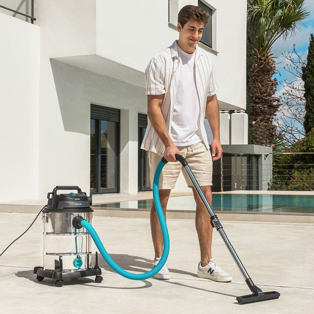 Cyclonic Vacuum Cleaner Cecotec Conga Rockstar Wet & Dry Steel Pro Grey 1600 W-CA International