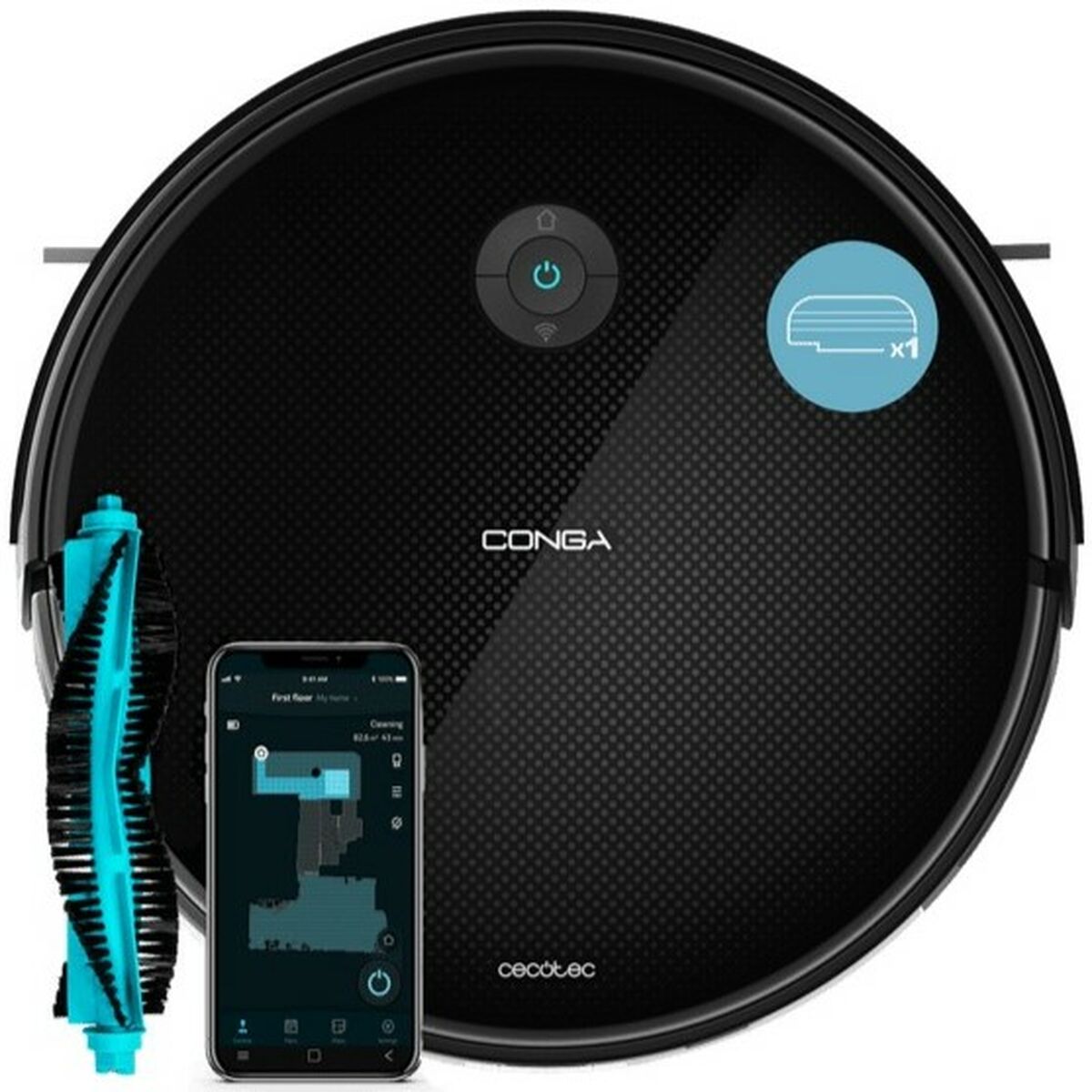 Robot Vacuum Cleaner Cecotec Conga 2499 Ultra Genesis 2600 mAh - CA International   #