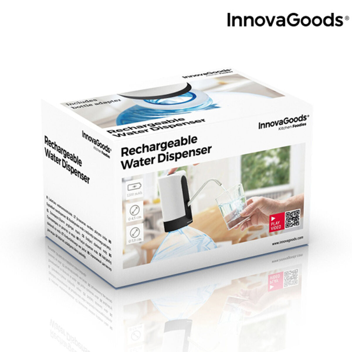 Automatischer wiederaufladbarer Wasserspender InnovaGoods Weiß ABS 20 L (Restauriert A) - CA International 