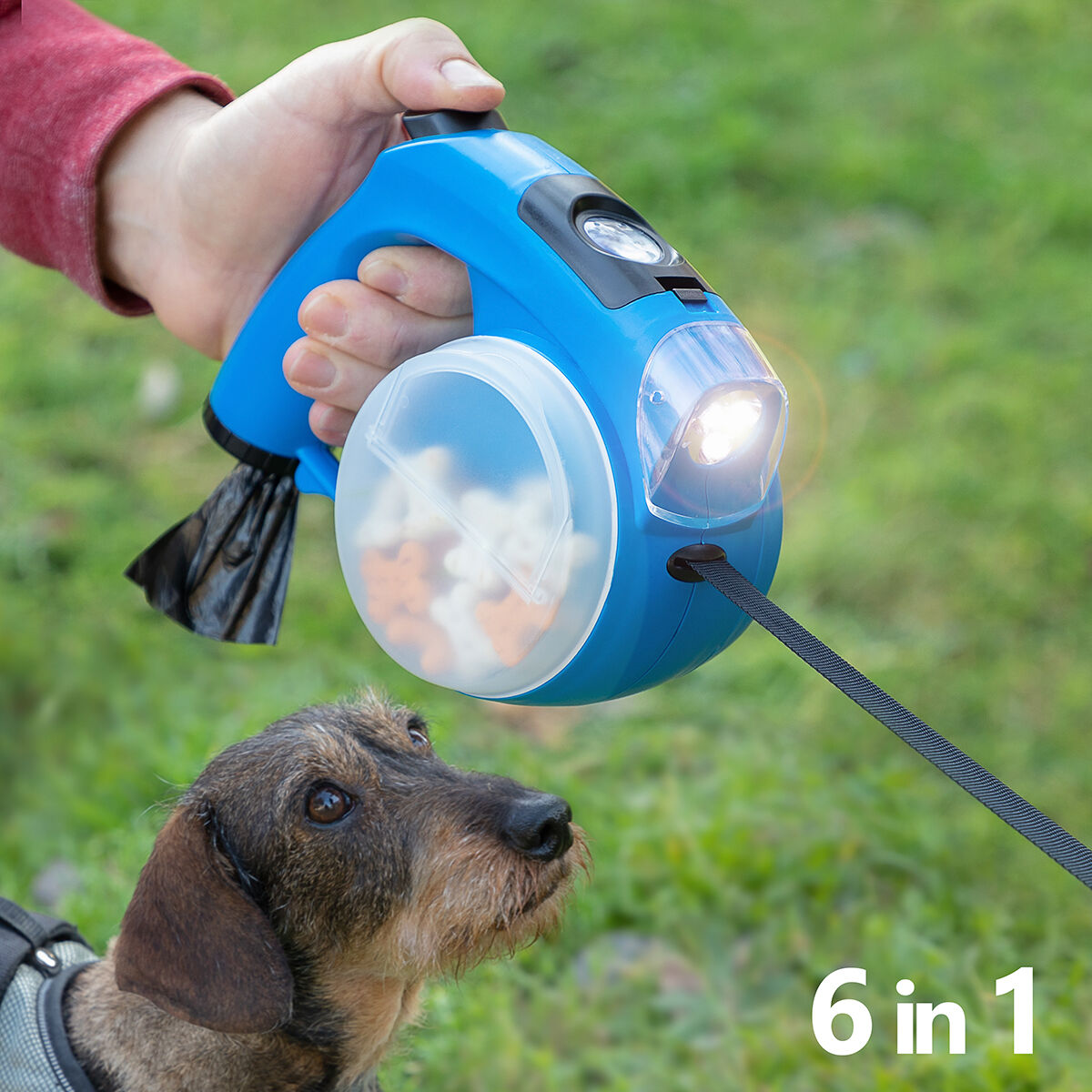 6-in-1 Retractable Dog Leash Compet InnovaGoods - CA International   #