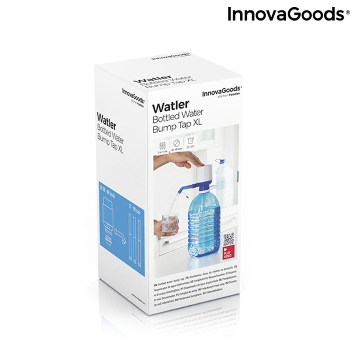 Wasserspender für XL-Flaschen Watler InnovaGoods V0103071 Edelstahl 8 L (Restauriert B) - CA International  