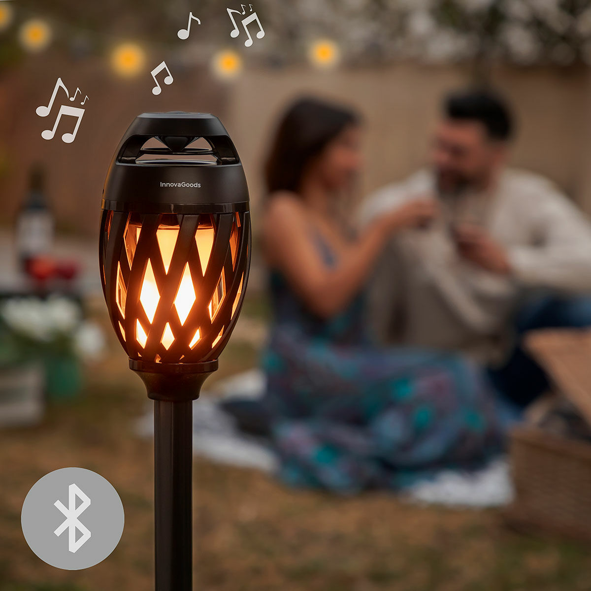 Kabelloser Lautsprecher mit LED-Flammeneffekt Spekkle InnovaGoods - CA International 