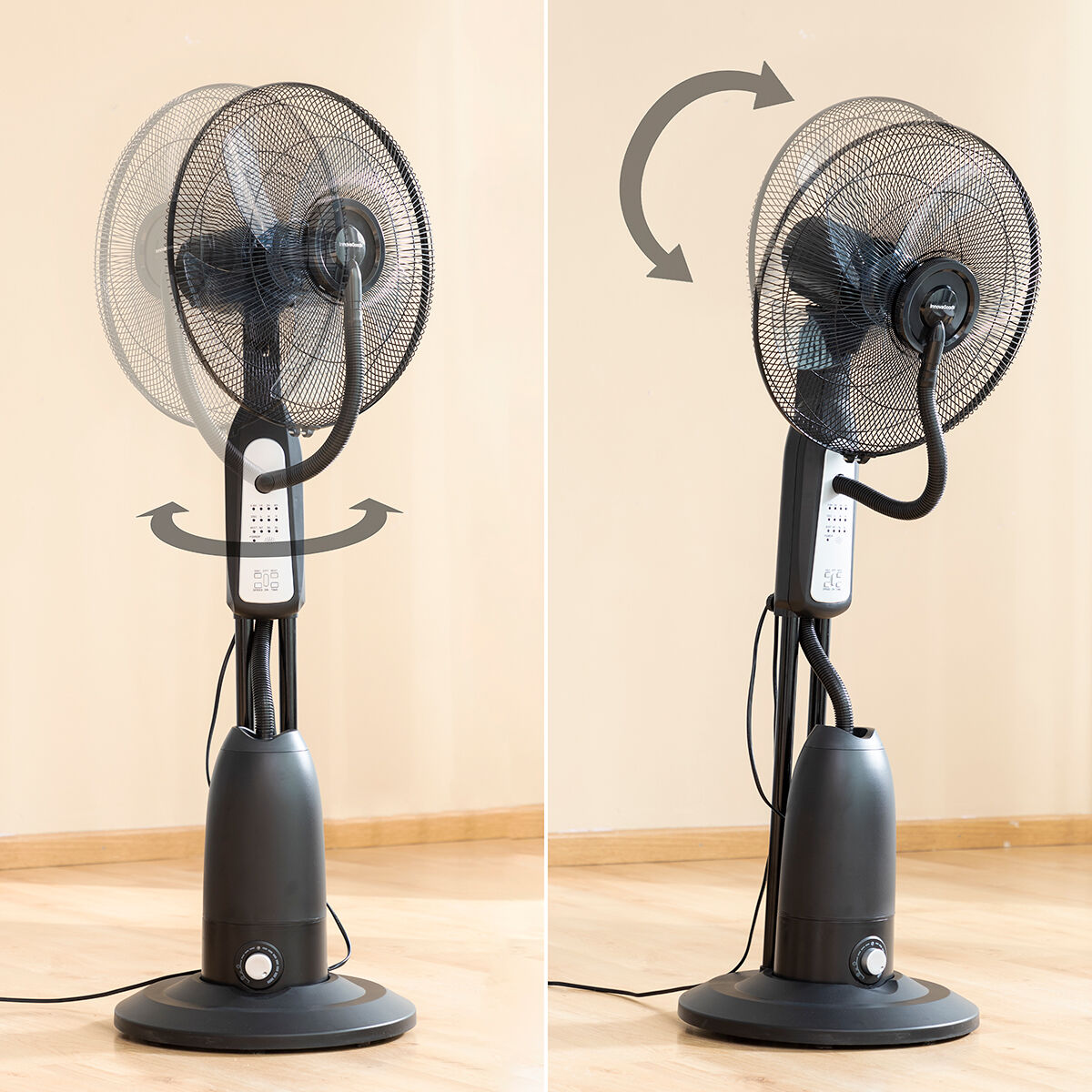 Nebuliser Pedestal Fan with Remote Control InnovaGoods Black 2,8 L 90 W (Refurbished B) - CA International   #