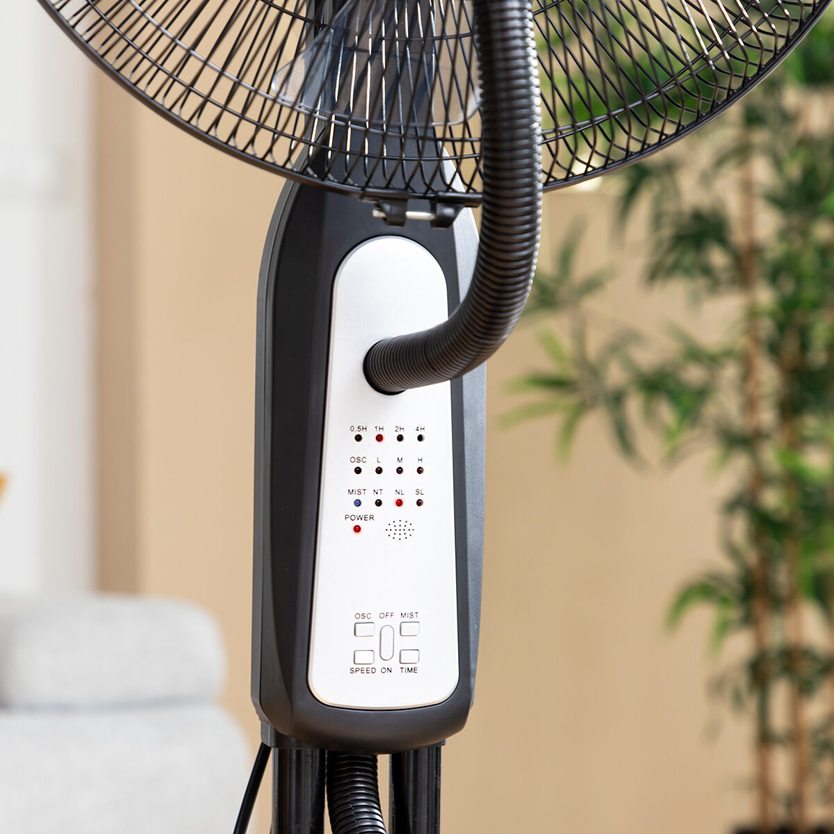 Nebuliser Pedestal Fan with Remote Control InnovaGoods Black 2,8 L 90 W (Refurbished B) - CA International   #